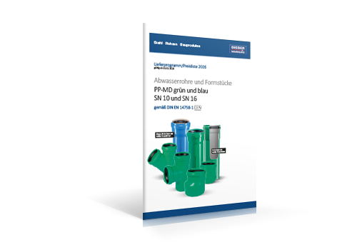 Pos09 Bauprodukte – Pos3 Tiefbau Abwasserrohre und Formstücke Preisliste 2026